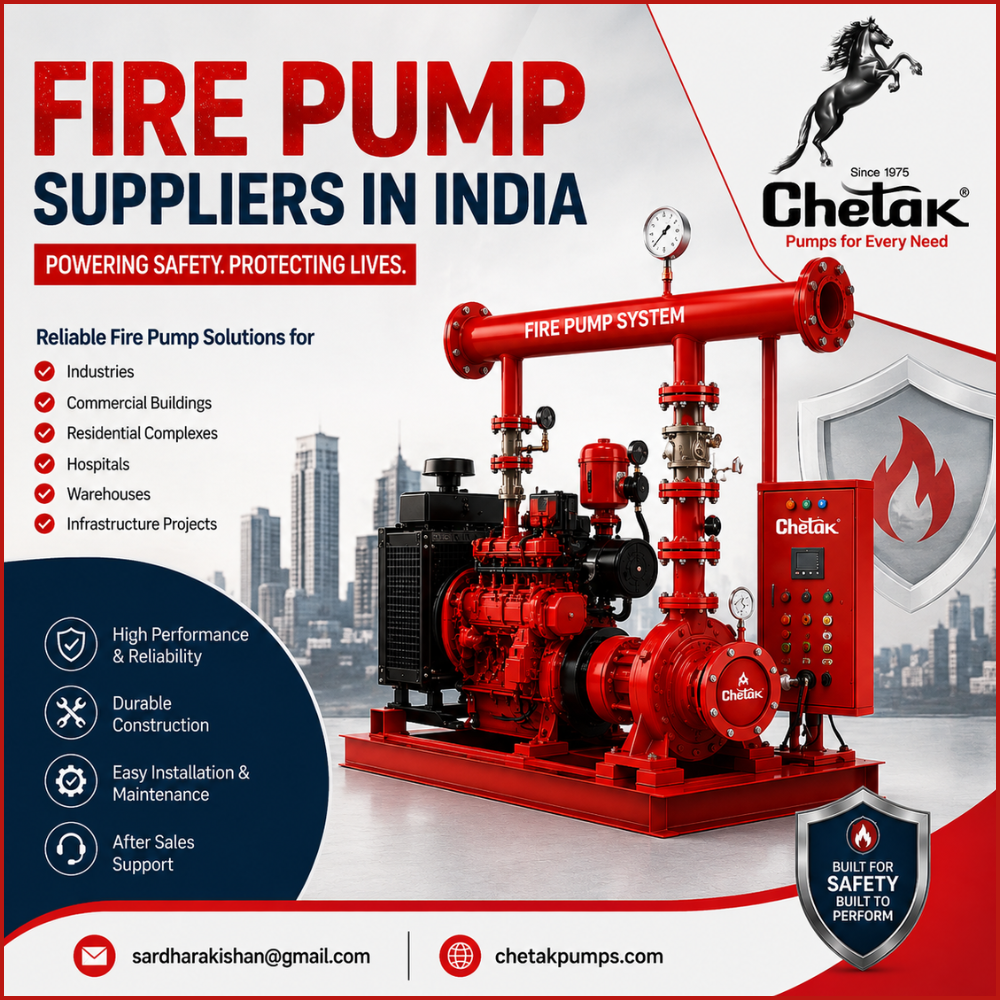 Trusted Fire Pump Suppliers in India