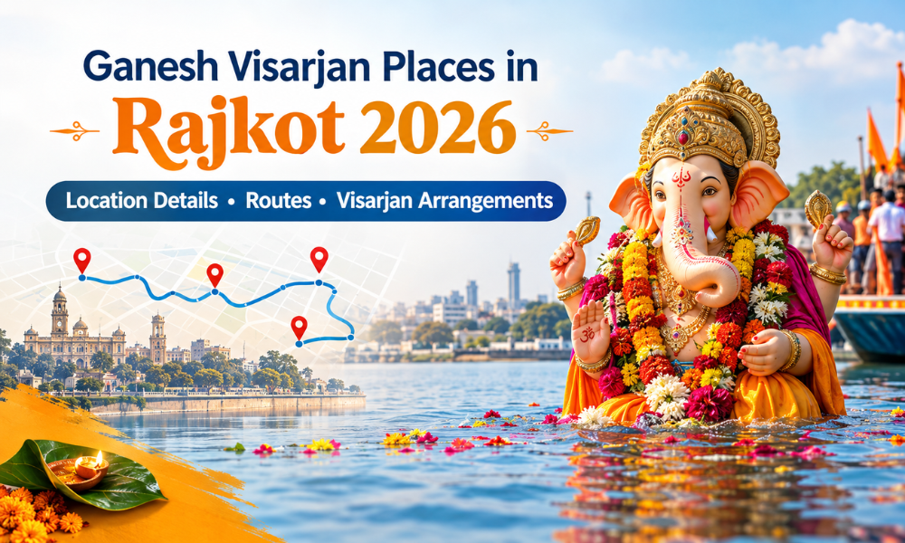 List of Ganesh Visarjan Places in Rajkot 2026 – Location Details, Routes & Ganpati Visarjan Arrangements