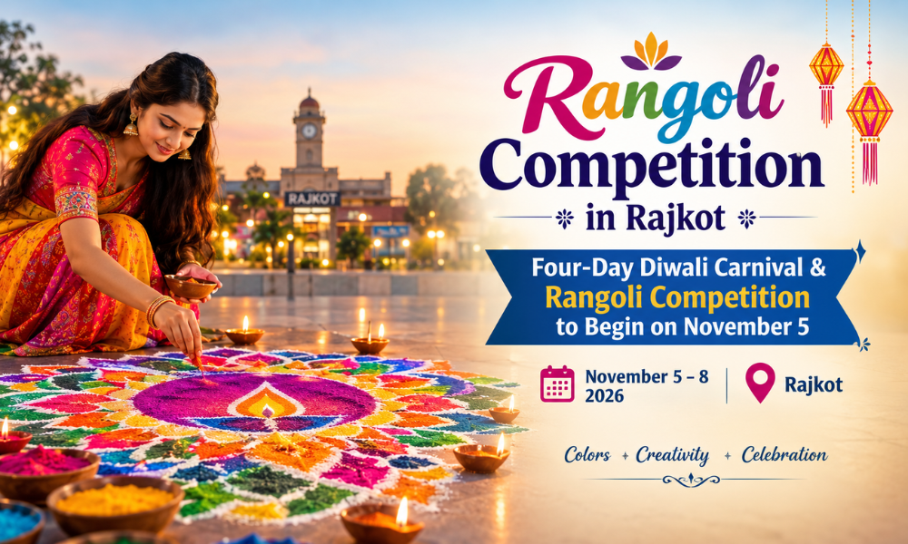 Diwali Carnival 2026 in Rajkot with Rangoli Competition & Fireworks Show