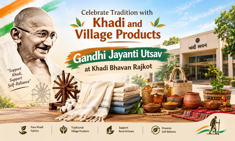 Khadi Promotional Sale 2026 All Gujarat Cities including Khadi Gramodyog Bhavan Rajkot