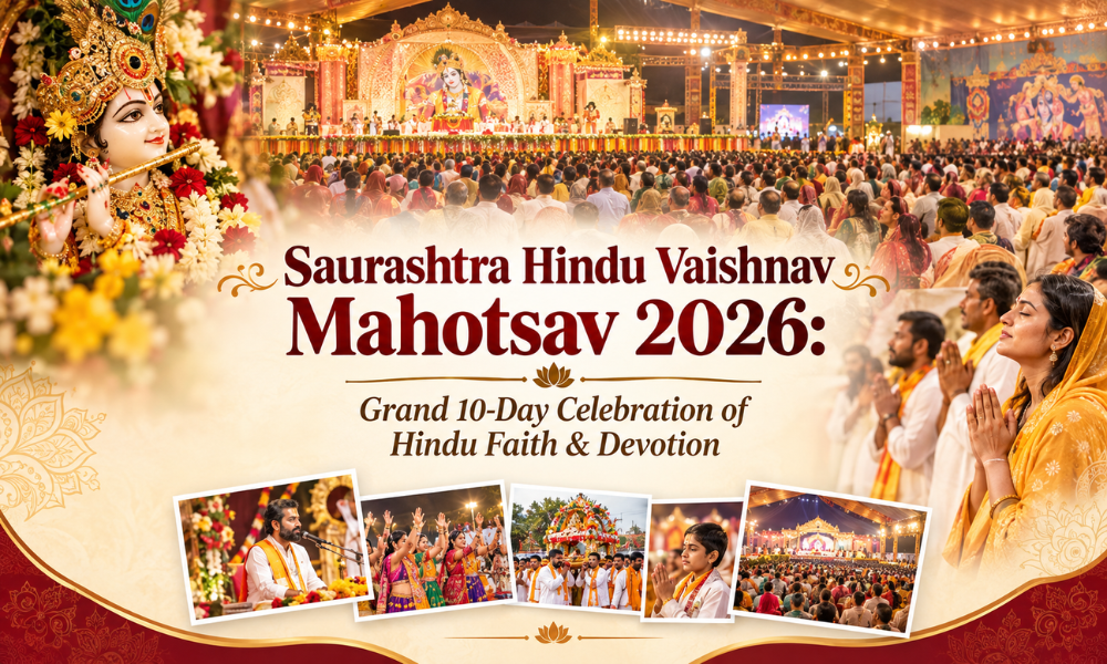 Saurashtra Hindu Vaishnav Mahotsav 2026 in Rajkot Grand 10-Day Celebration of Hindu Faith & Devotion